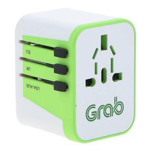 Travel Adapter with Lit Up Logo