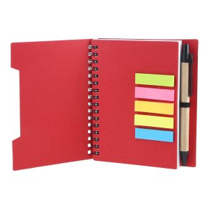 Wire O Notebook with Page Markers and Ball Pen Set