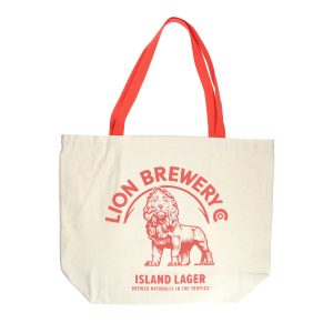 Cotton Canvas Tote Bags with Base and Colored Handles