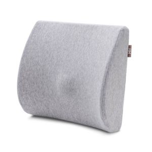 ash grey lumbar support cushion