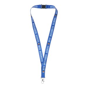 Polyester Lanyard with Lobster Clasp and Safety Buckle