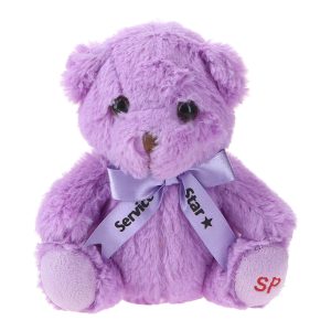 Solid Color Furry Teddy Bear