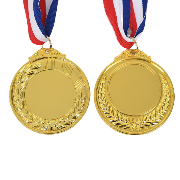 Front and Back of Gold Medal