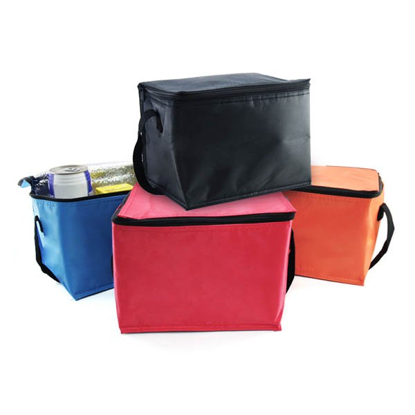 a solid color cooler bag