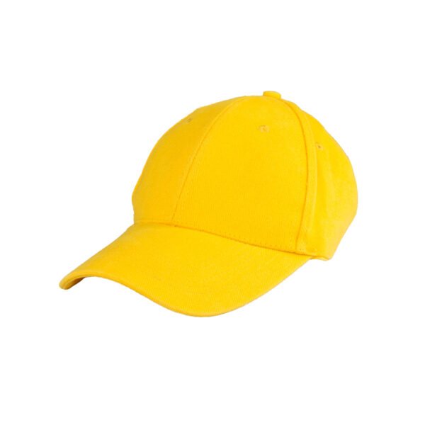 6 Panel Cotton Brush Baseball Cap - Image 6