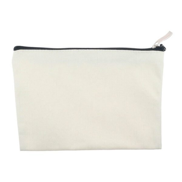 Cotton Canvas Stationary Pouch with Zip - Image 2