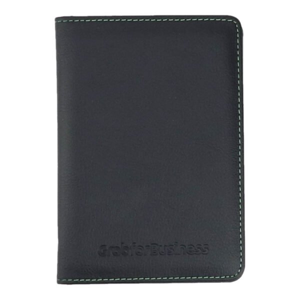 PU Leather Passport with Deboss Logo