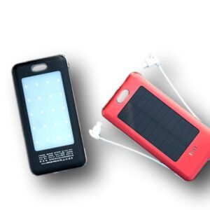 Solar Power Bank with Super Bright LED Light