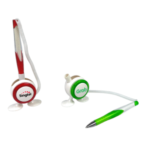 Pen with standing holder